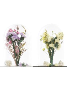 DECORACION FLOR SECA 8.5X8.5X13 2 SURT.