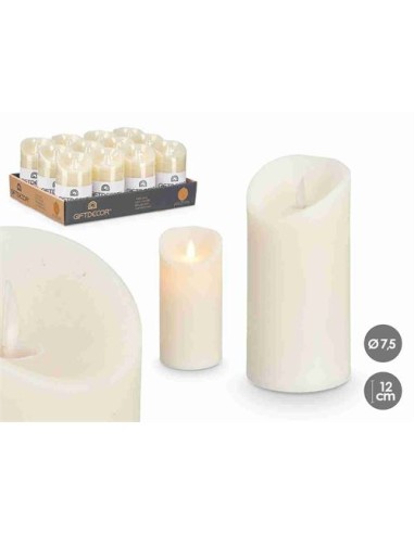 VELA LED CREMA GRANDE