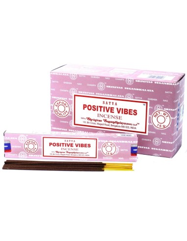 INCIENSO 15G 12 STICKS POSITIVE VIBES