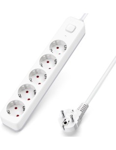 ALARGADERA SERIE L 5TOMAS C/INT. 1.5M 905400 ( CON INTERRUPTOR)