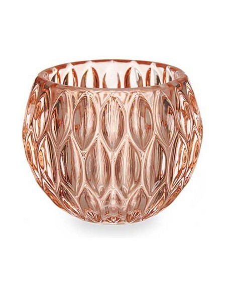 PORTAVELAS HEXAGONO PEQUEÑO COBRE