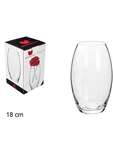 FLORERO CRISTAL 11X18CM