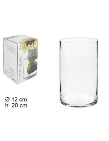 FLORERO CRISTAL 12X20CM