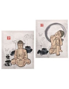 CUADRO BUDDHA 40X50X1,8CM 2 SURT.