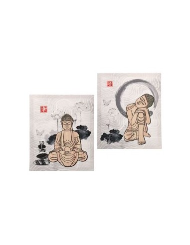 CUADRO BUDDHA 40X50X1,8CM 2 SURT.
