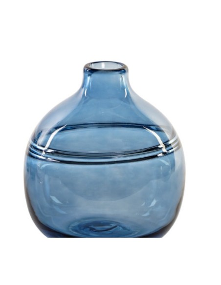 JARRON CRISTAL 19X19X21 19 AZUL