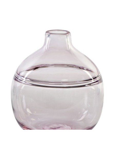 JARRON CRISTAL 19X19X21 19 ROSA