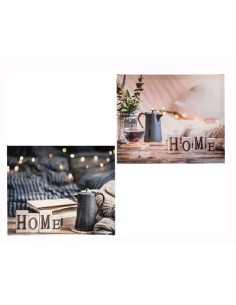 CUADRO HOME 40X50X1,8CM 2 SURT.