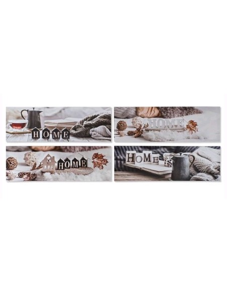 CUADRO LIENZO PINO 90X2,3X30 HOME 4 SURT.