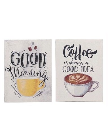 CUADRO CAFE DECORACION 2 SURT 30X40 CM
