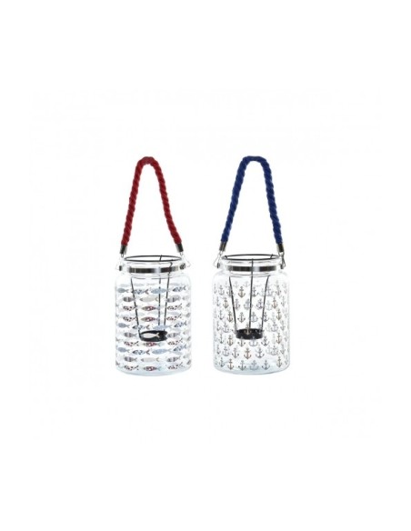 PORTAVELA CRISTAL 16X16X23,5 3,5L, COSTA 2 SURT.