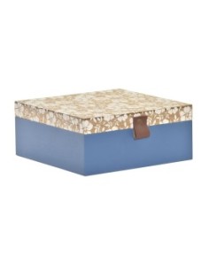 CAJA MDF 21X21X9 AZUL