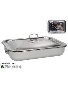 RUSTIDERA CON TAPA 30X22 CM