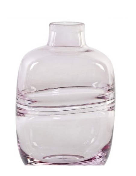 JARRON CRISTAL 12X12X18 12 ROSA