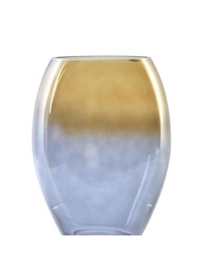 JARRON CRISTAL 14X14X20 BICOLOR