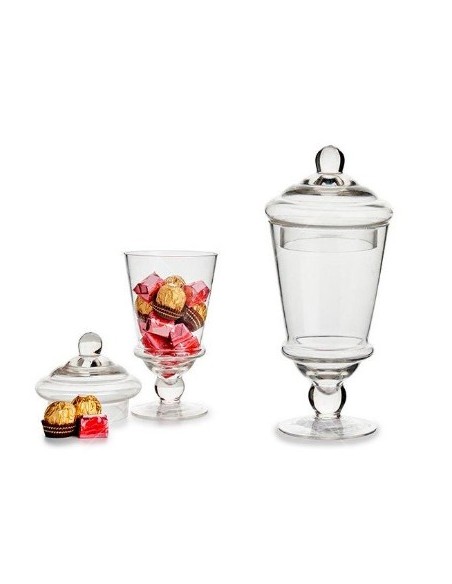 BOMBONERA CRISTAL 12X24CM