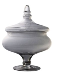 BOMBONERA GRANDE  CRISTAL 20X14X31