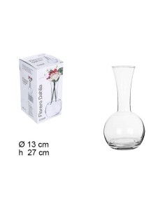 FLORERO CRISTAL DAHLIA 13X27CM