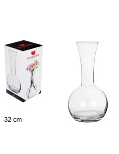 FLORERO CRISTAL DAHLIA 15X32CM