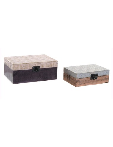 CAJA SET 2 MANGO LATON 18.5X13X8