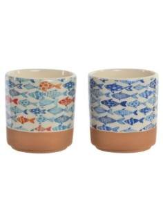 MACETERO DOLOMITE 8X8.5 PECES 2 SURTIDO