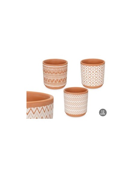 MACETA COLOR TERRACOTA SURT 3 CERAMICA