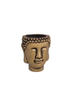 MACETERO BUDA ORO 10X8,8X8,5CM