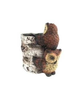 MACETERO TRONCO 2 BUHOS