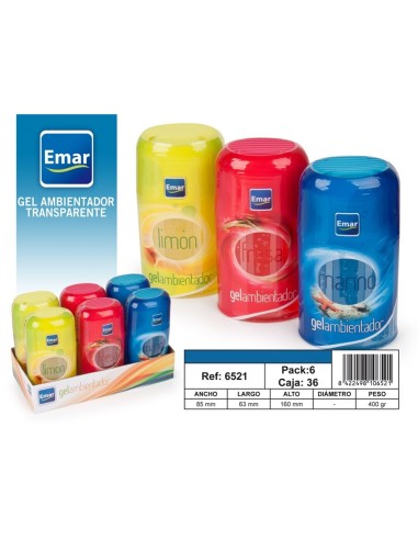 AMB. GEL 400 GR. FRESA/MARINO/LIMON