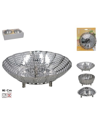 CESTA VAPORERA16 CM INOX