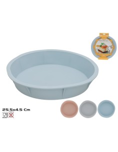 MOLDE SILICONA TARTA DIA 25.5X4.5 CM