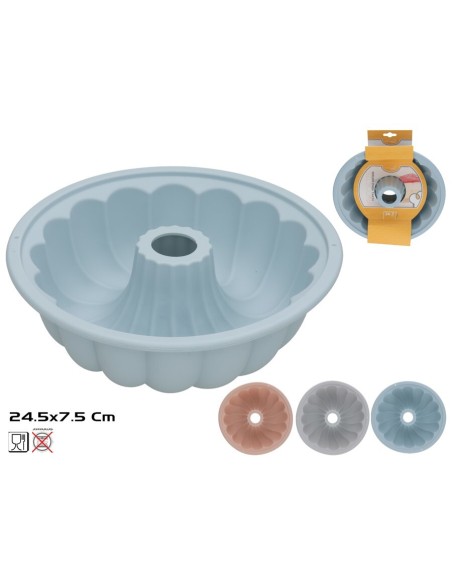 MOLDE TARTA SILICONA DIA 25X9 CM