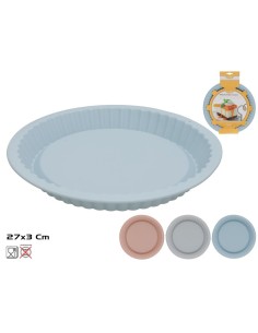MOLDE TARTA SILICONA DIA 27X3 CM