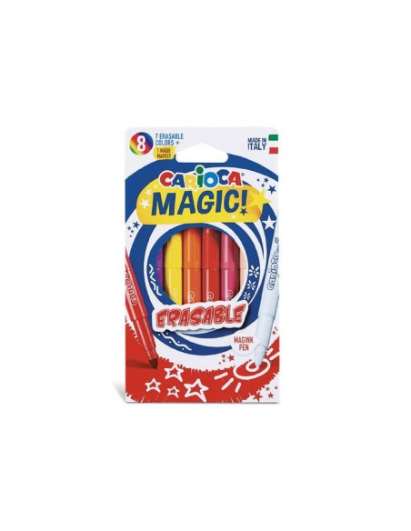 ROTULADORES 8UND MÁGICOS BORRABLE CARIOCA