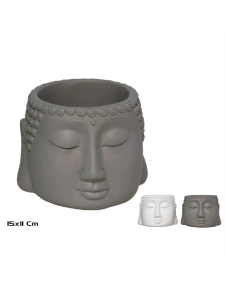 MACETERO BUDA BRILLO 15X11CM  SURTIDOS