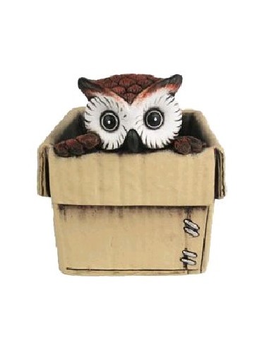 MACETERO BUHO CAJA 14,5x14,5x16,5 cm.