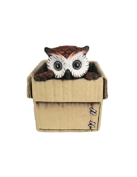 MACETERO BUHO CAJA 14,5x14,5x16,5 cm.