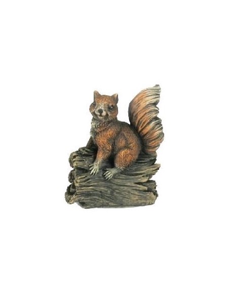 FIGURA ARDILLA SOBRE TRONCO