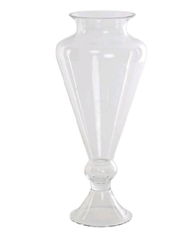 JARRON CRISTAL 16X16X37,5 TRANSPARENTE