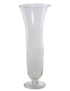 JARRON CRISTAL 11X11X30 TRANSPARENTE