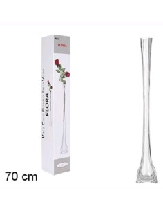 FLORERO LUNGO NATURAL TORRE 70CM
