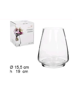 FLORERO CRISTAL 7,5x7,5x15CM
