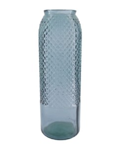 FLORERO VIDRIO RECICLADO 15x45cm