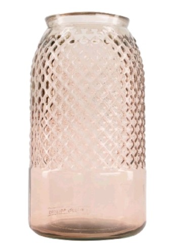 FLORERO VIDRIO RECICLADO Ø15X28CM