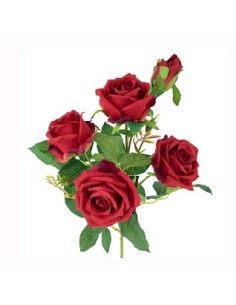 ROSAS EN RAMA ROJO (5151-08)