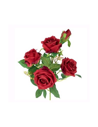 ROSAS EN RAMA ROJO (5151-08)