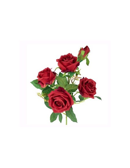 ROSAS EN RAMA ROJO (5151-08)