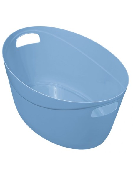 CESTO MULTIUSOS OVALADO 37L. AZUL