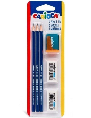 LAPICES HB 3UND + 2 GOMAS