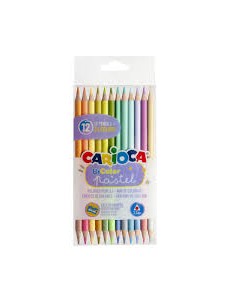 LAPICES 12UND BICOLOR PASTEL